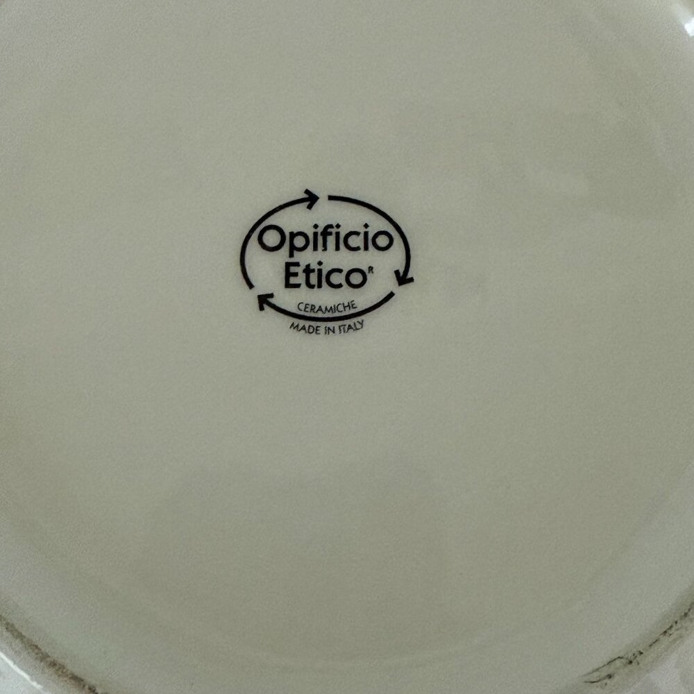 Hand-Painted Italian Ceramic Bowl With Lavender Field Design By Opificio Etico R - Picture 6 of 7
